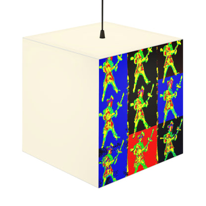 "Dancing with Fire and Steel." - The Alien Light Cube Lamp