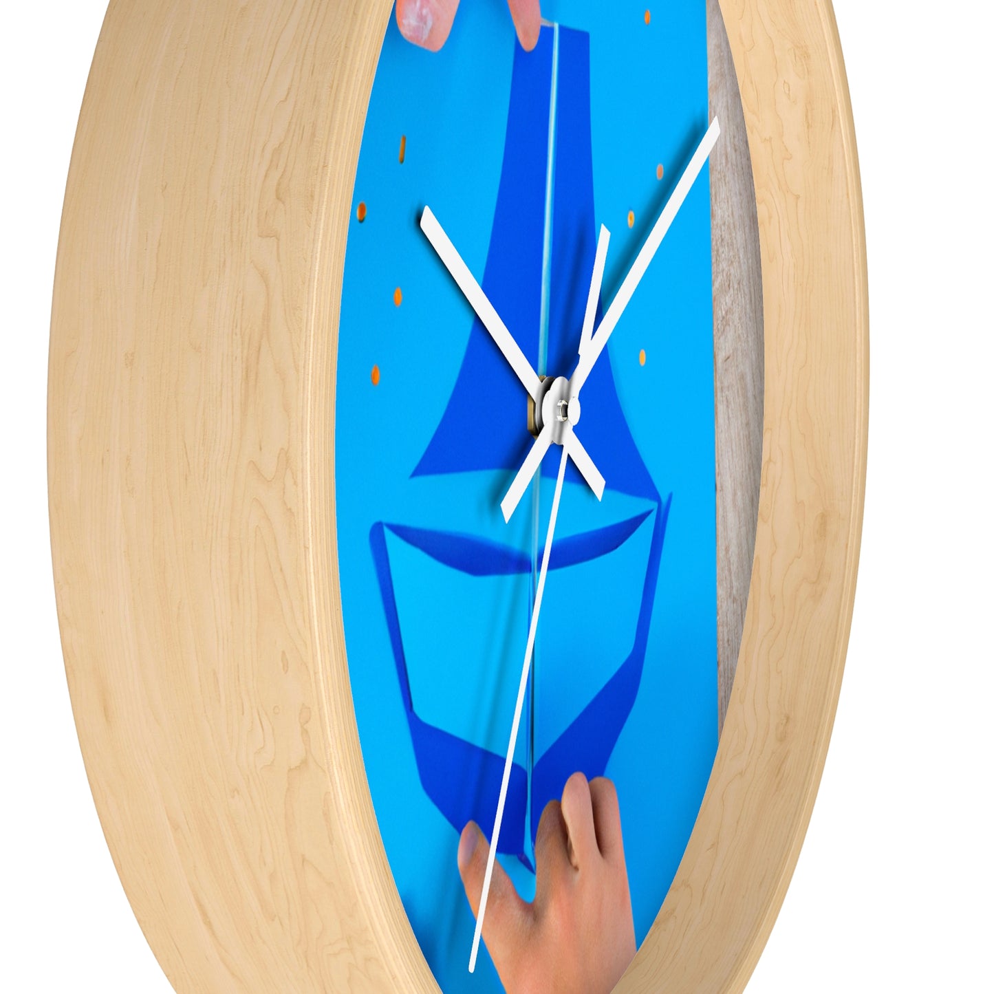 two small circles out of yellow construction paper to serve as the sun

A Journey to the Sun: Crafting a Blue Boat and Two Sailors - The Alien Wall Clock