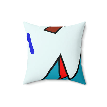 "Eye to Eye with Nature's Challenge" - The Alien Square Pillow