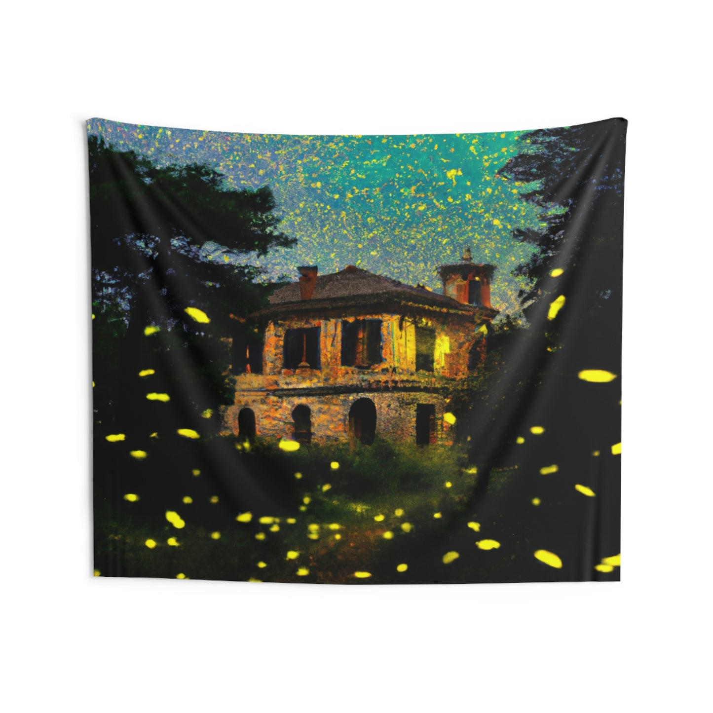 "A Shining Embrace of Fireflies" - The Alien Wall Tapestries