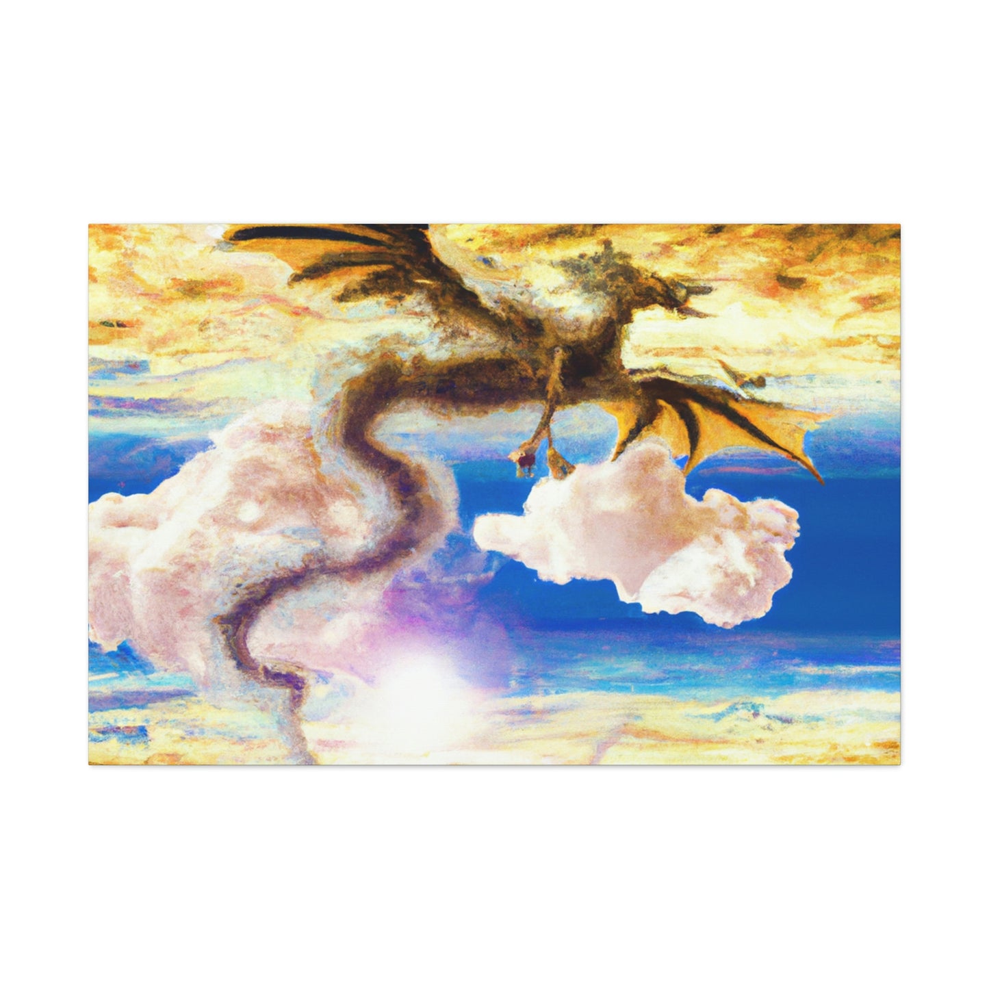 "A Heavenly Blaze with a Mystic Dragon" - The Alien Canva