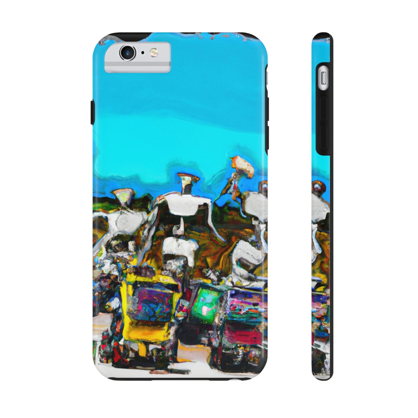 Robot Rolling Rhythms - Die Alien Tough Phone Cases