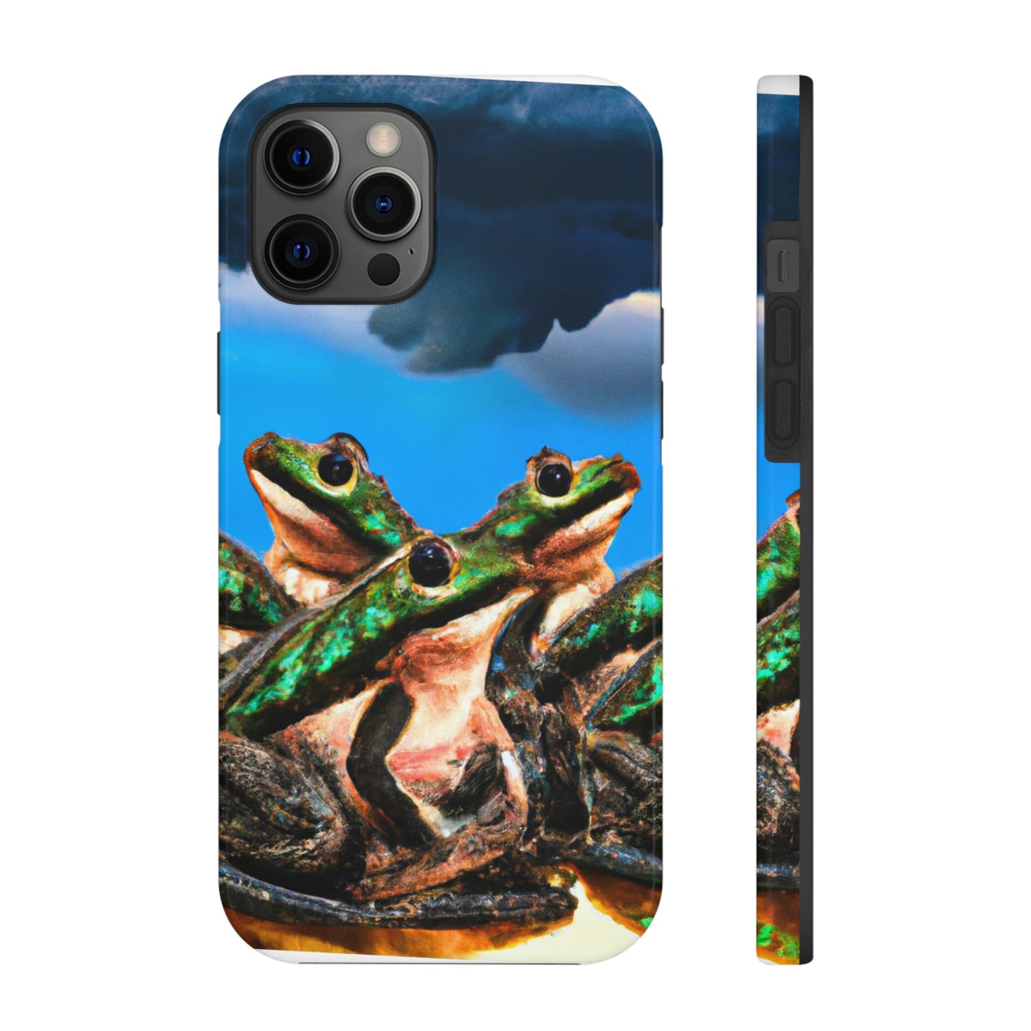 "Ein Froschchor im Gewitter" - Die Alien Tough Phone Cases