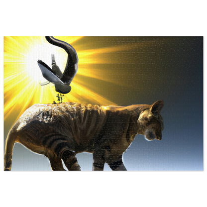 "A Purrfect Sunbeam Moment" - The Alien Jigsaw Puzzle