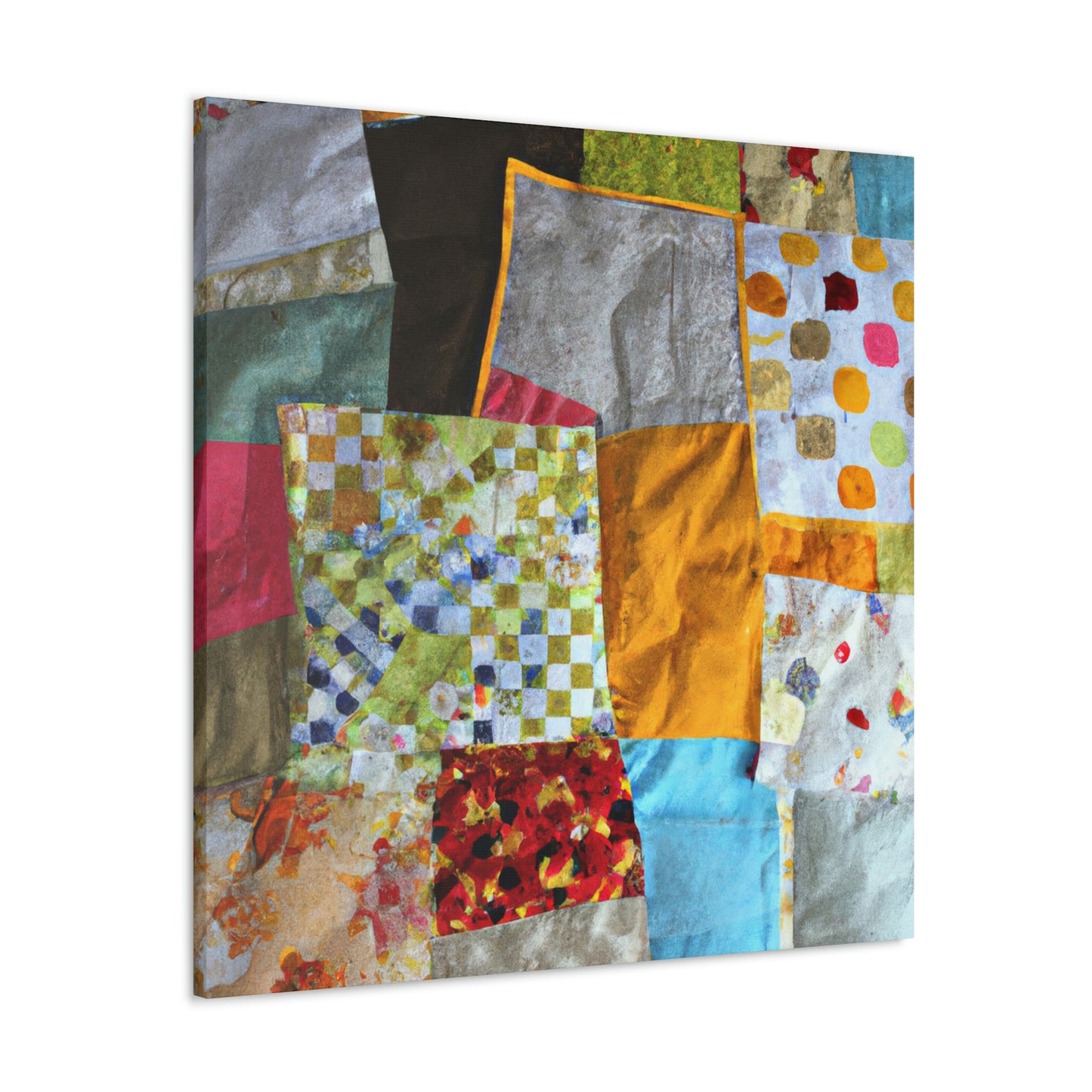 "Stitching Together a Scrap Quilt" - The Alien Canva