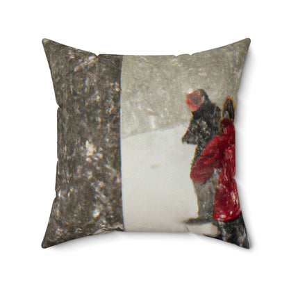 "Frozen in Time" - The Alien Square Pillow