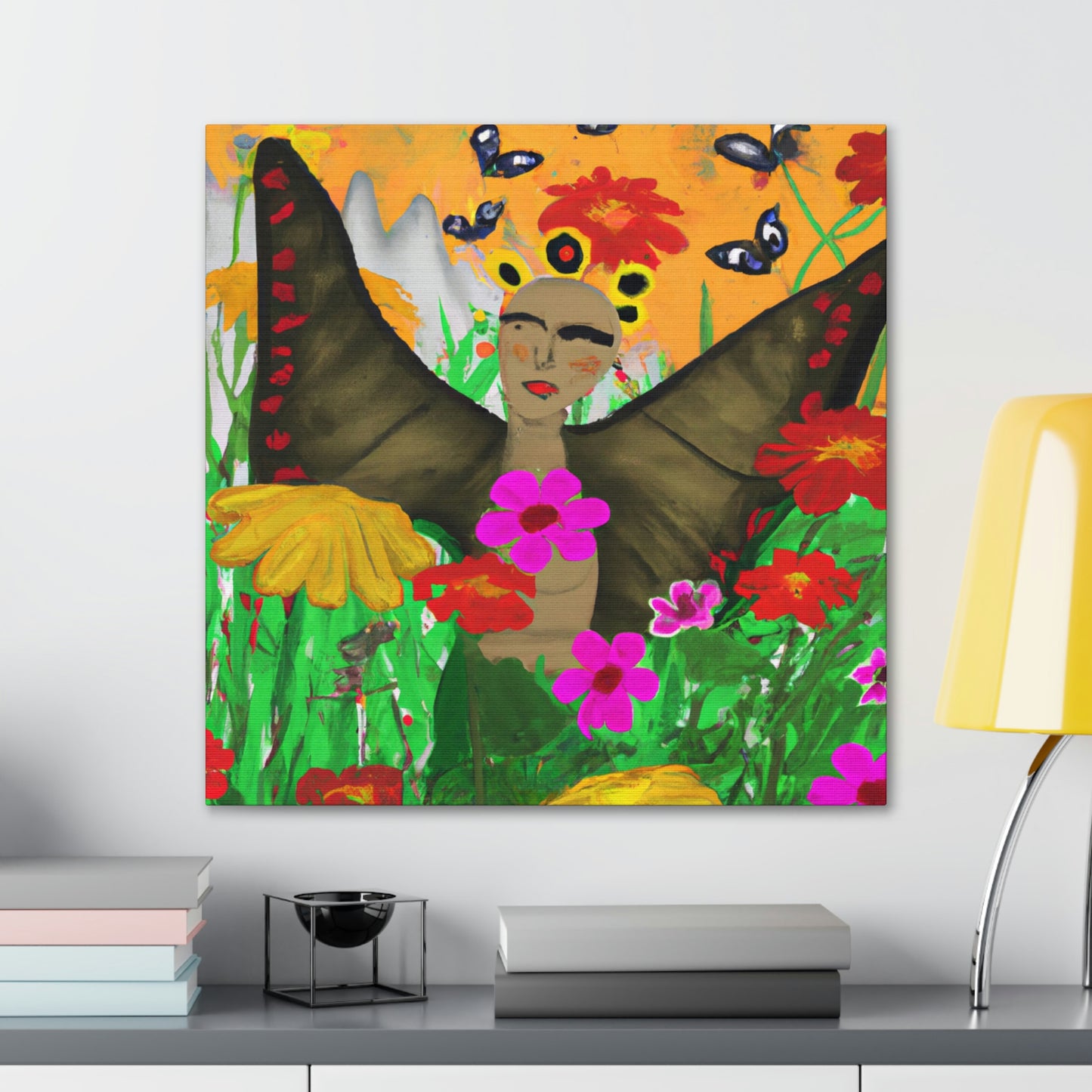 "Butterfly Ballet in the Wildflower Meadow" - The Alien Canva