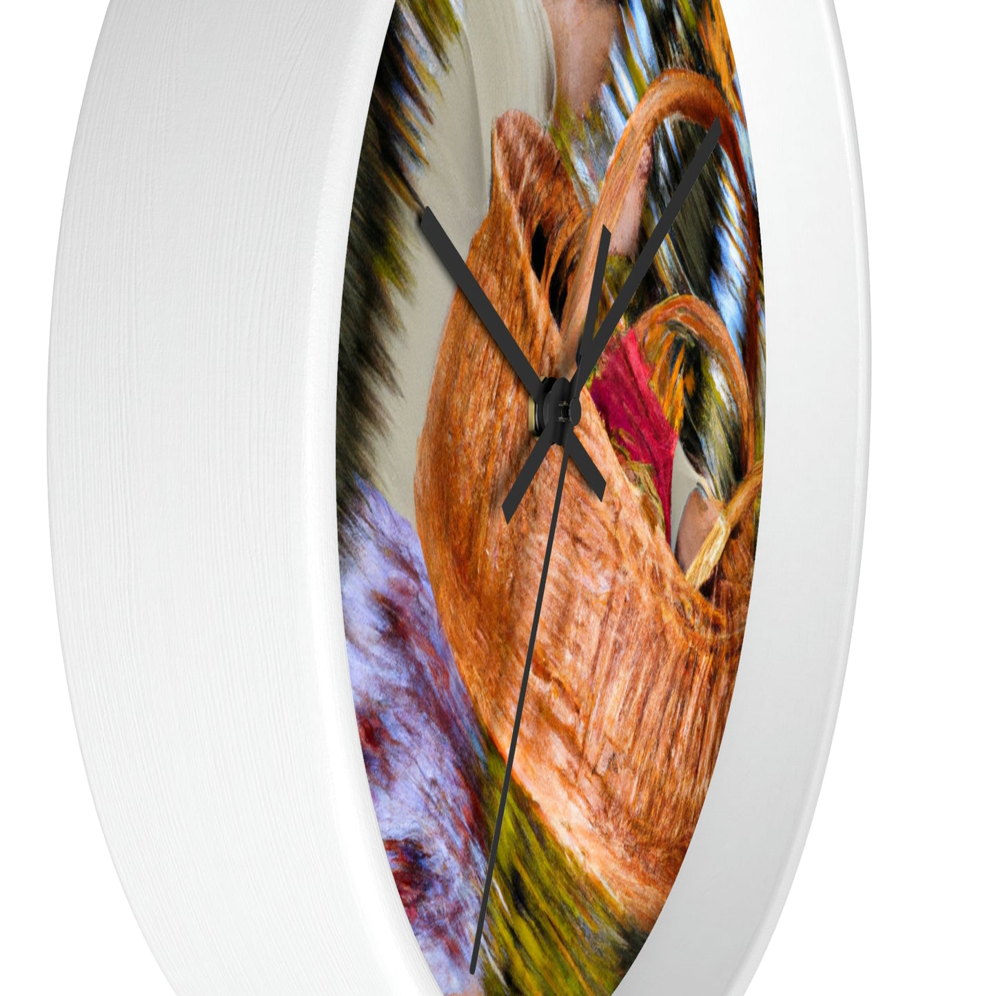 "Autumn Picnic in the Forest" - The Alien Wall Clock