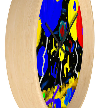 "A Starry Night Rainbow" - The Alien Wall Clock