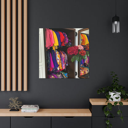 "The Boldest Hues in My Wardrobe" - Canvas