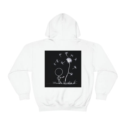 "Un parpadeo de diente de león en la brisa de medianoche" - Sudadera con capucha unisex The Alien