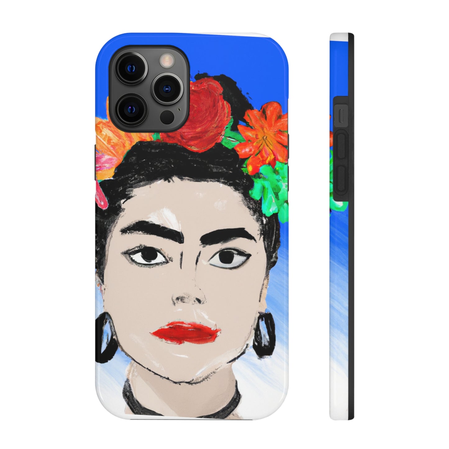 „Feurige Frida: Eine mexikanische Ikone mit farbenfroher Kultur malen“ – The Alien Tough Phone Cases