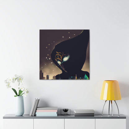 "Der Mystiker von Mystery City" - Die Alien-Canva