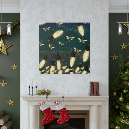 Twinkling Fireflies in the Evening Sky - The Alien Canva