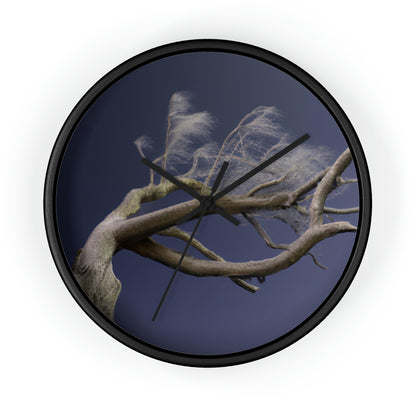 "Starry Winter Night" - The Alien Wall Clock