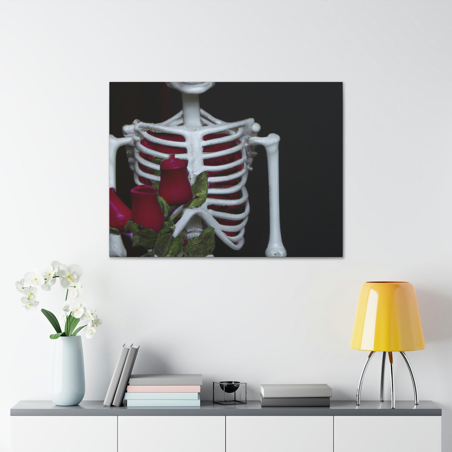 "The Skeletal Romantic" - The Alien Canva