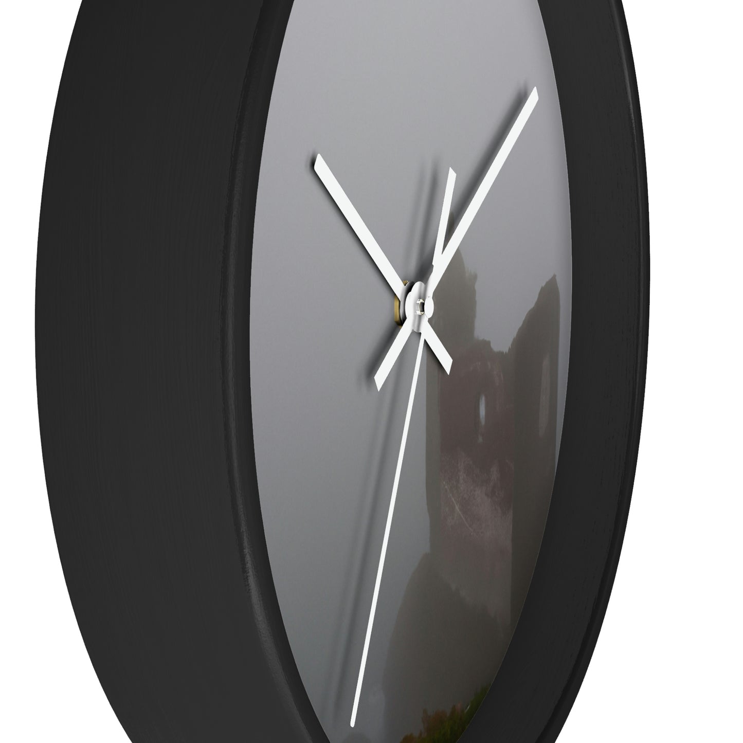 "The Forgotten Castle in the Eerie Mist" - The Alien Wall Clock