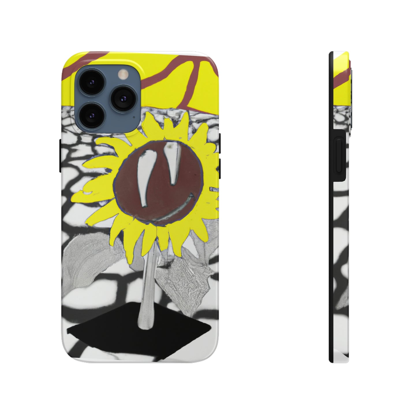 "A Sunflower Withering on a Parched Field" - The Alien Tough Phone Cases