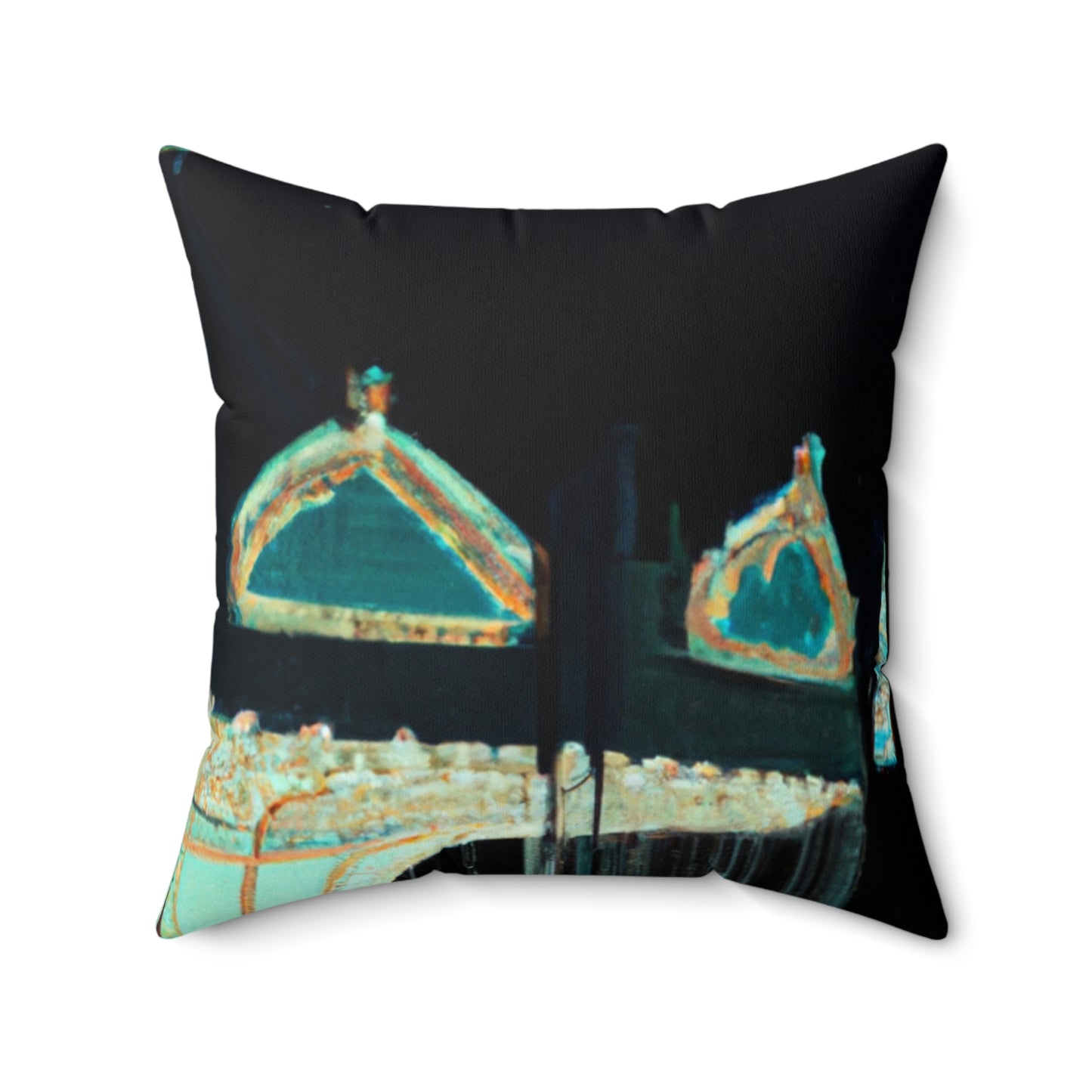 "A Lonesome Carousel Under Shining Stars" - The Alien Square Pillow