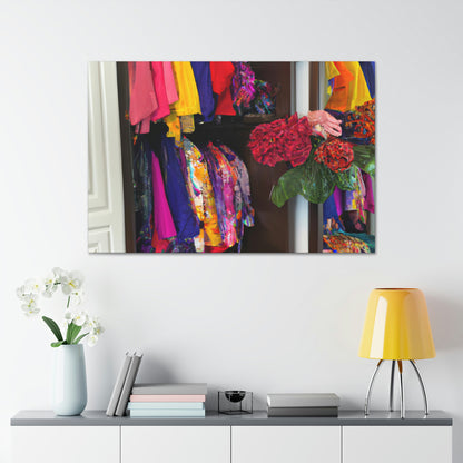 "The Boldest Hues in My Wardrobe" - Canvas