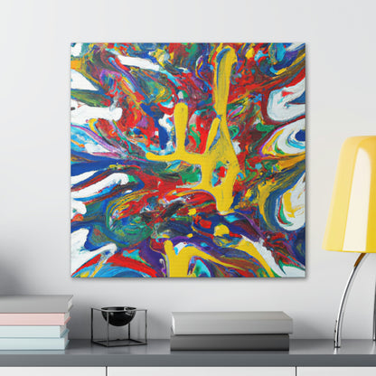 Synesthetic Symphony: An Abstract Painting - The Alien Canva.