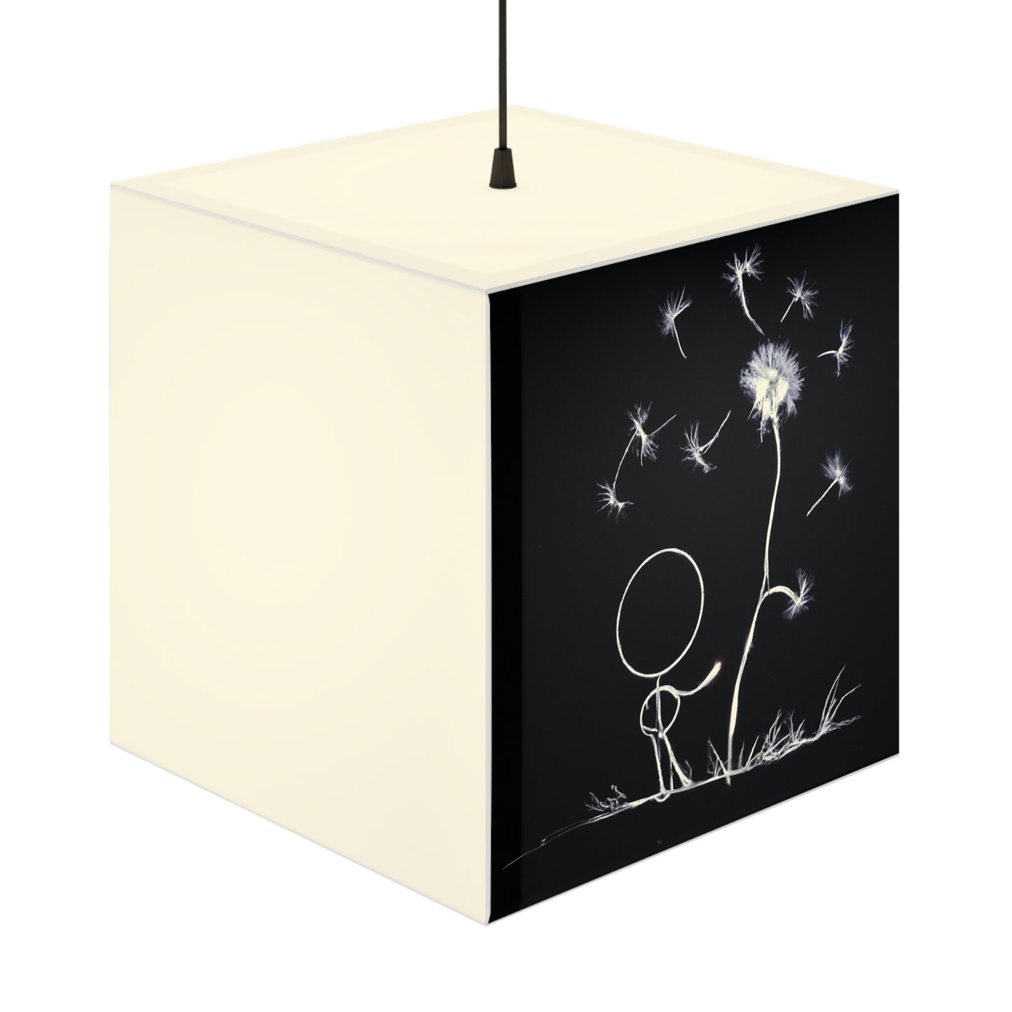 "A Dandelion Flicker in the Midnight Breeze" - The Alien Light Cube Lamp