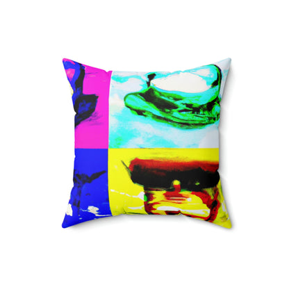 "Frozen in Time" - The Alien Square Pillow