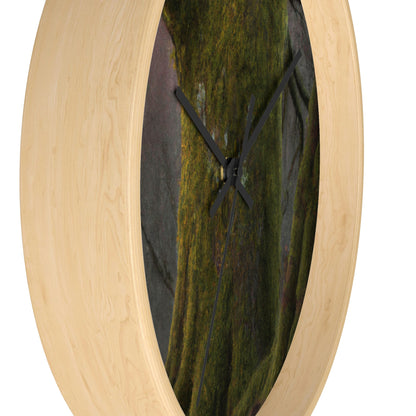 "The Mystical Mossy Oak" - The Alien Wall Clock