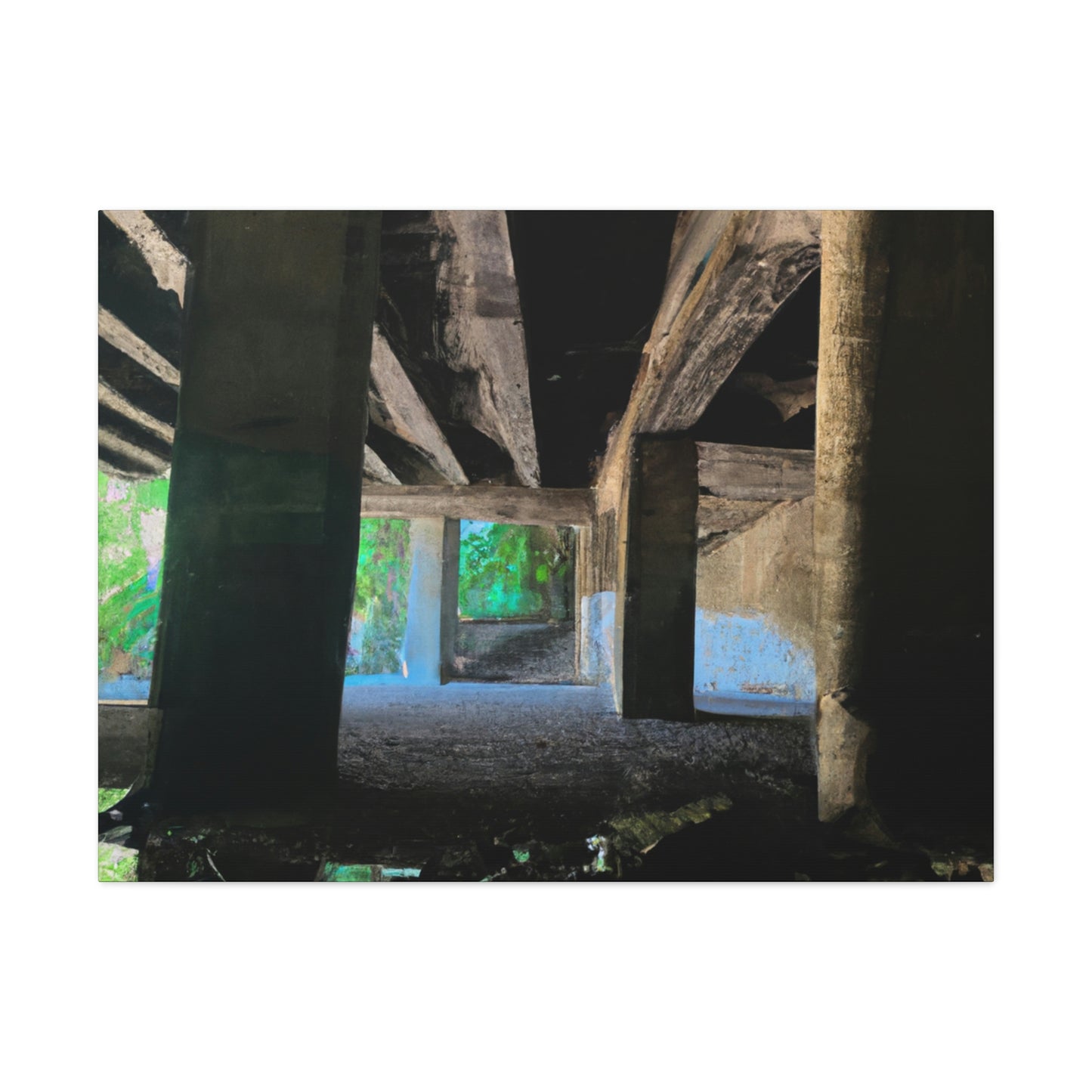 Treasure Under the Bridge - The Alien Canva