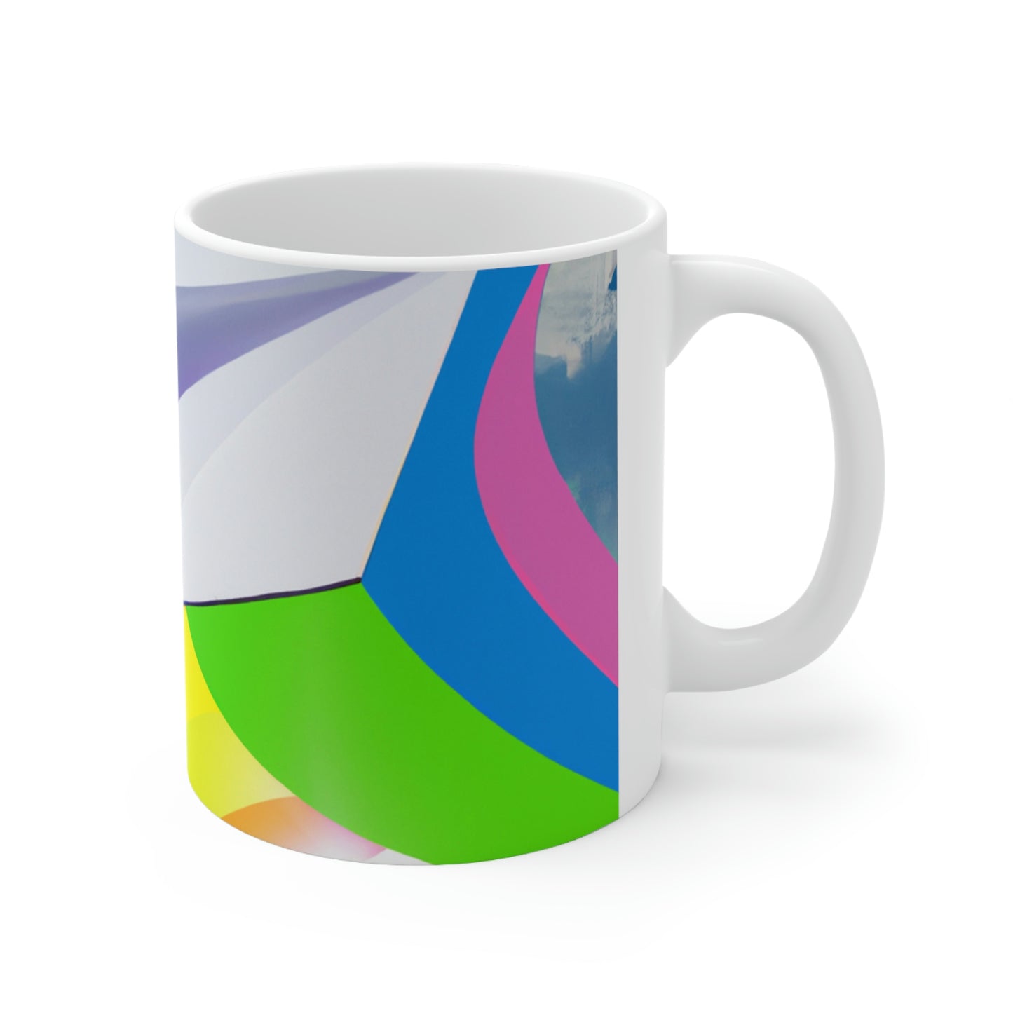 "A Flight of Color" - The Alien Ceramic Mug 11 oz