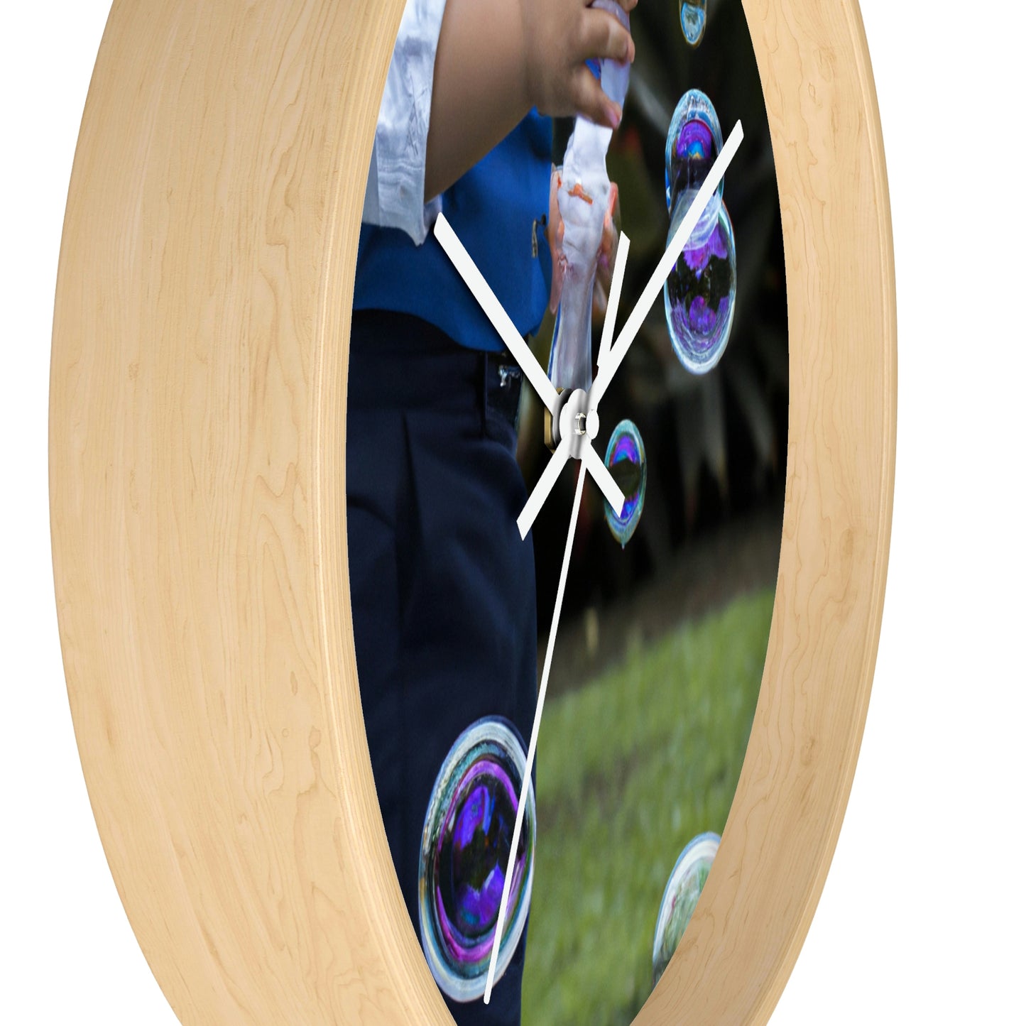 "Gathering Spirits in the Meadow" - The Alien Wall Clock