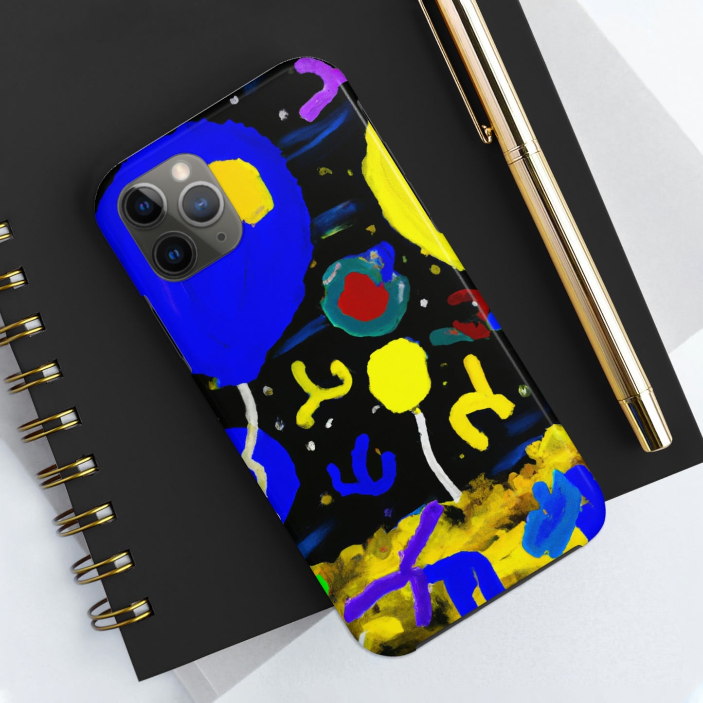 "A Starry Night Rainbow" - The Alien Tough Phone Cases