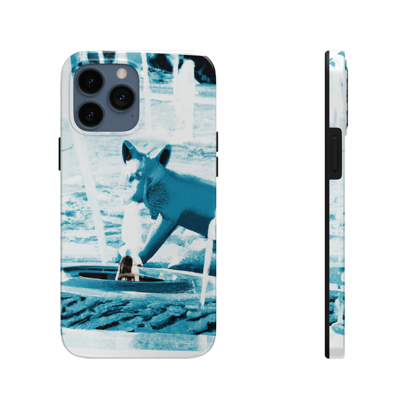 "Foxy Herumtollen im Brunnen" - Die Alien Tough Phone Cases