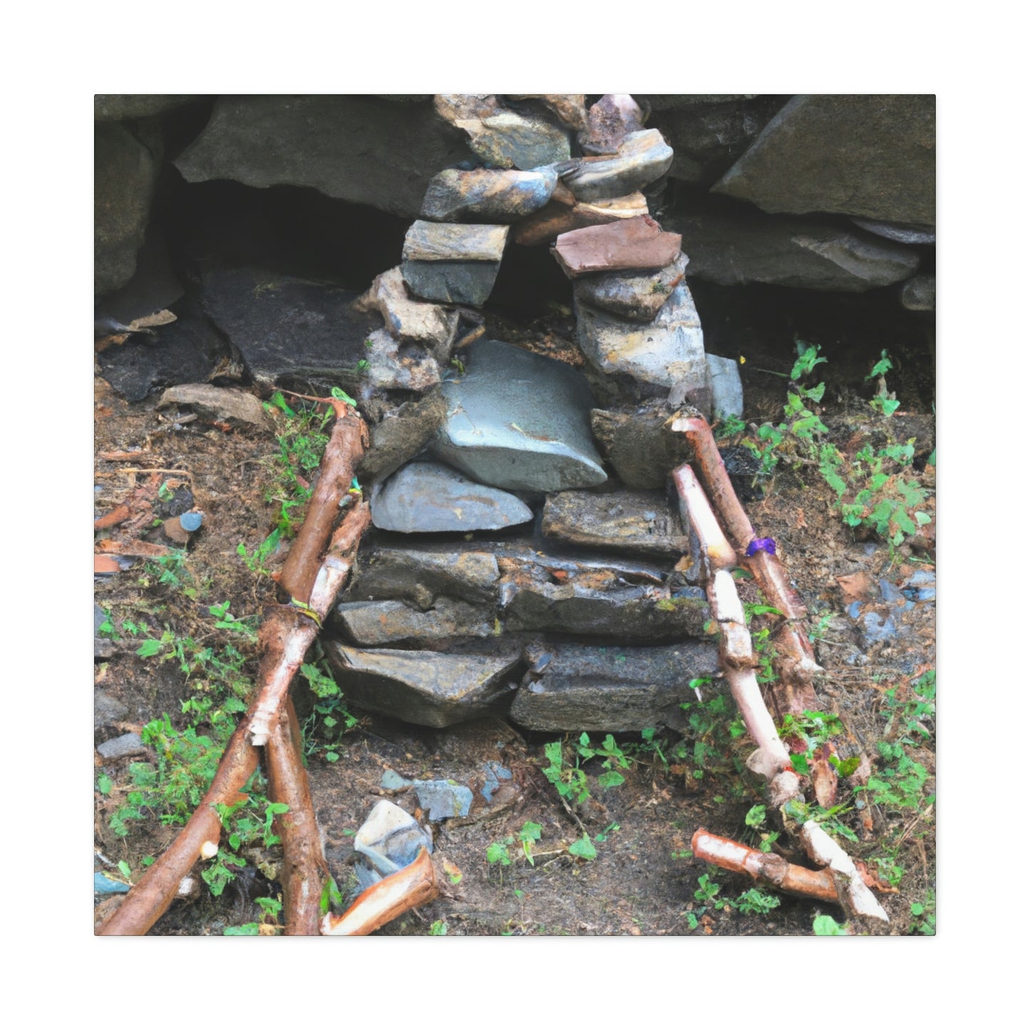 "Nature's Constructions: Creating a Sculpture from Found Objects" - The Alien Canva.