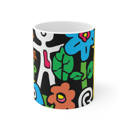 The Enchanted Garden of Wonders. - The Alien Ceramic Mug 11 oz