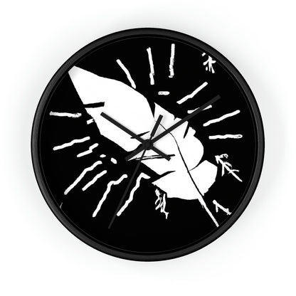 Lost in the Shadows: The White Feather's Journey - The Alien Wall Clock