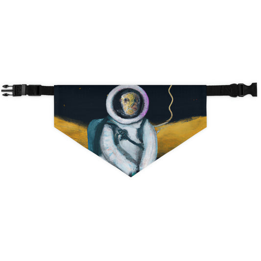 "Alone in the Dark: A Solitary Astronaut's Survival" - Das Alien Pet Bandana Halsband