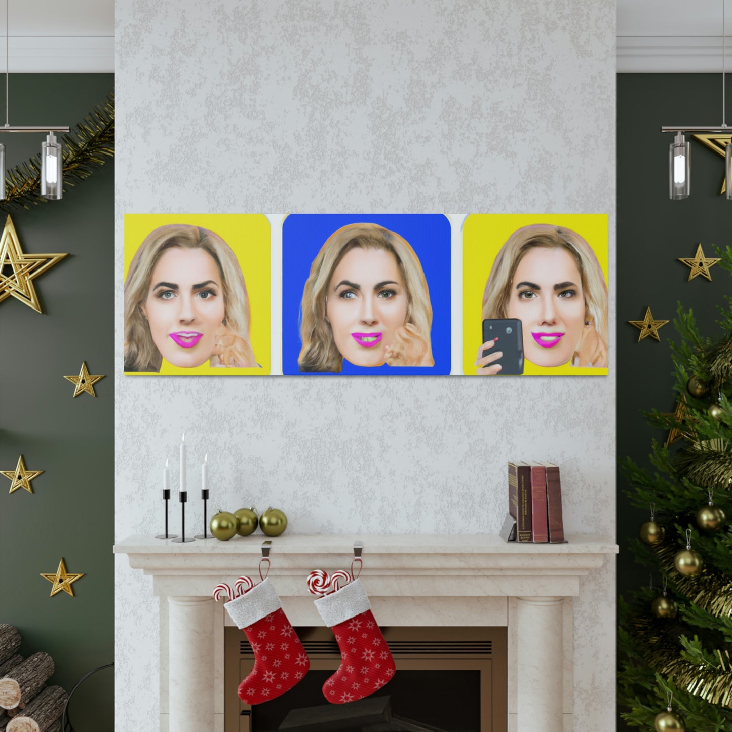 "Emoji-zing a una celebridad: un retrato de arte pop" - The Alien Canva