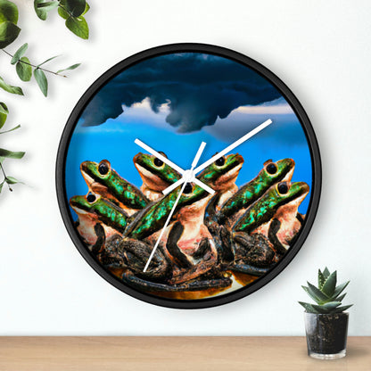 "A Frog Chorus in the Thunderstorm" - The Alien Wall Clock