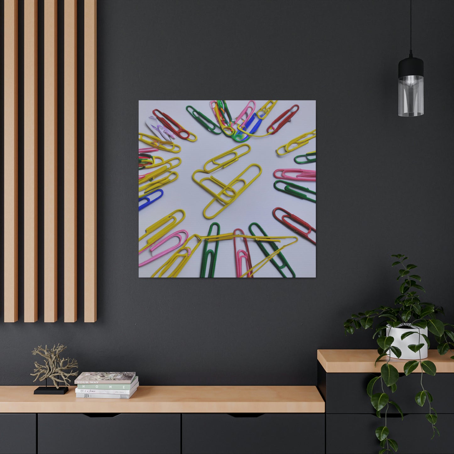 "Symbols of Unity: Everyday Objects Representing Abstraction" - Canvas