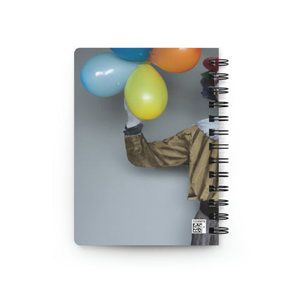 "Haciendo payasadas con globos" - The Alien Cuaderno encuadernado en espiral