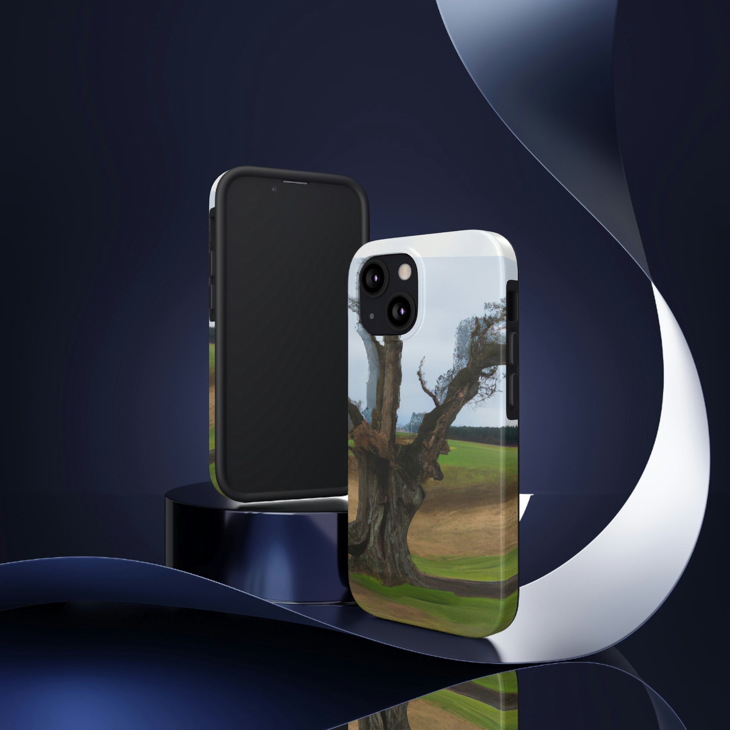 "A Shadow in the Meadow: The Last Standing Tree" - The Alien Tough Phone Cases