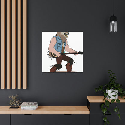 "Howling Highwayman: The Banjo-Playing Werewolf Biker" - The Alien Canva