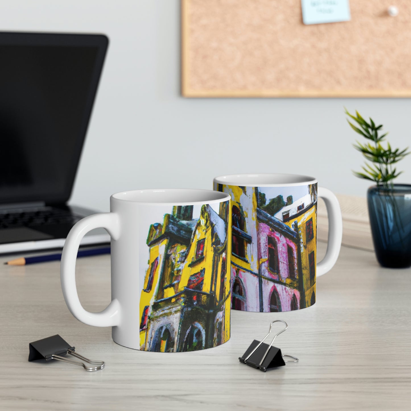 "Castle of Snow and Shadows" - The Alien Ceramic Mug 11 oz