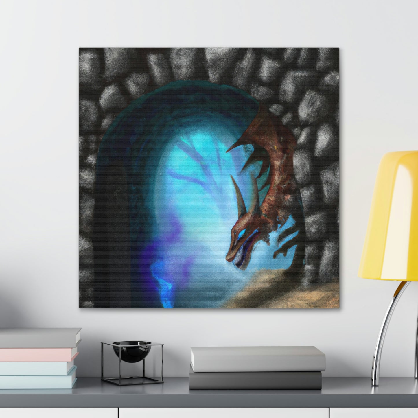 "The Dragon and the Forbidden Portal" - The Alien Canva