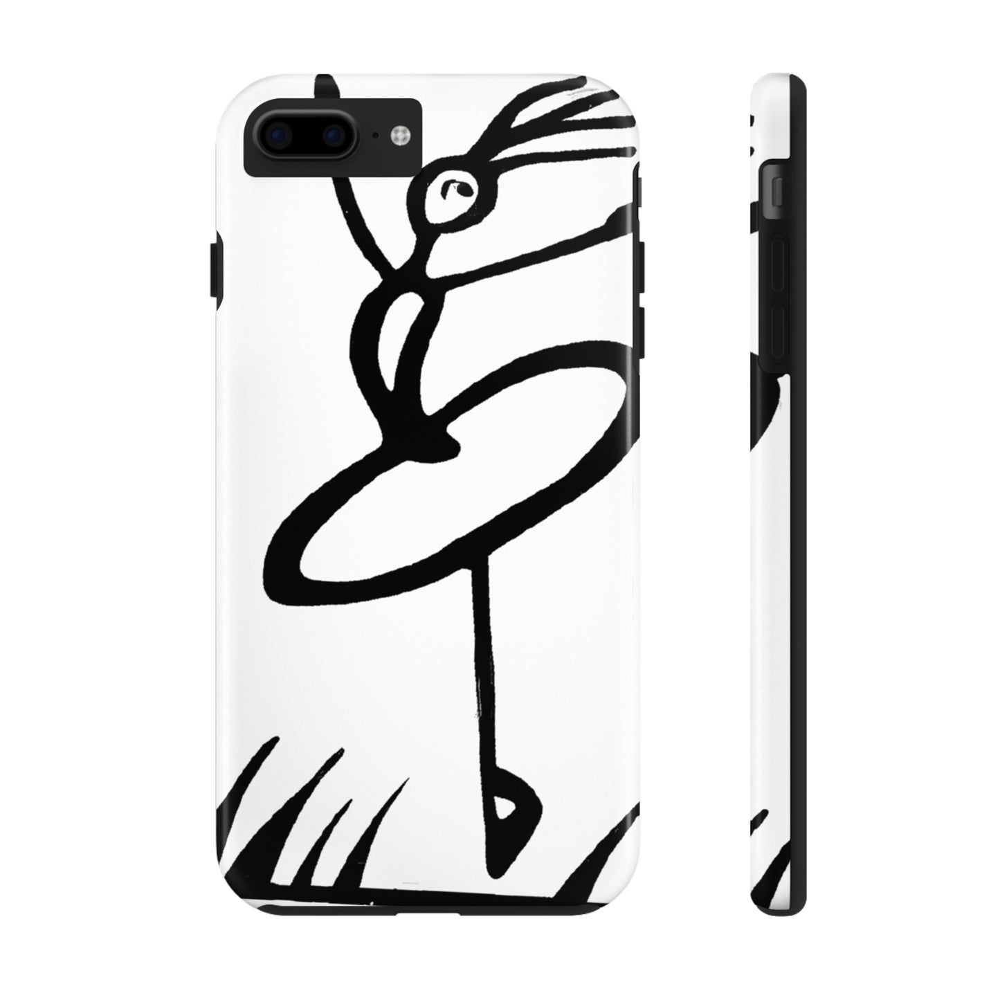 "Ballet on a Blade: A Ballerina's Spin" - The Alien Tough Phone Cases