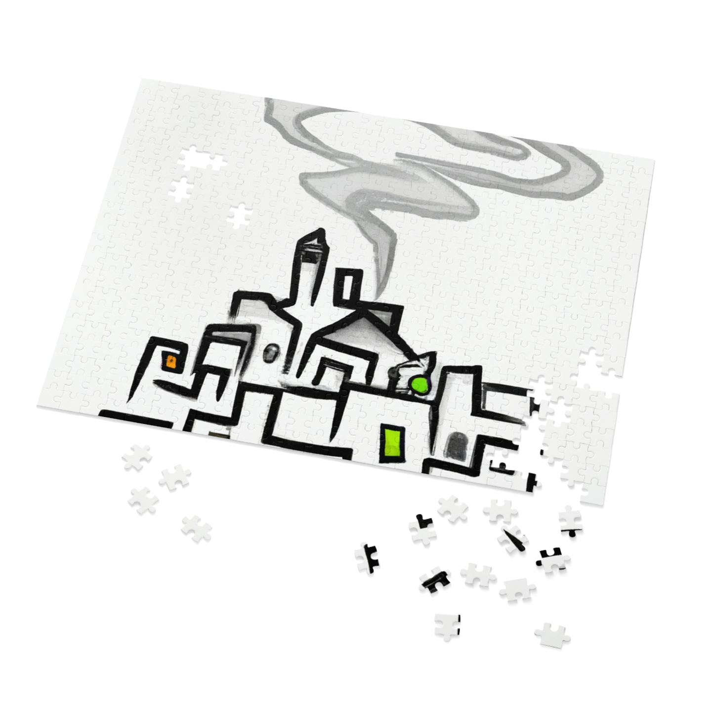 The City In The Mist - The Alien Jigsaw Puzzle