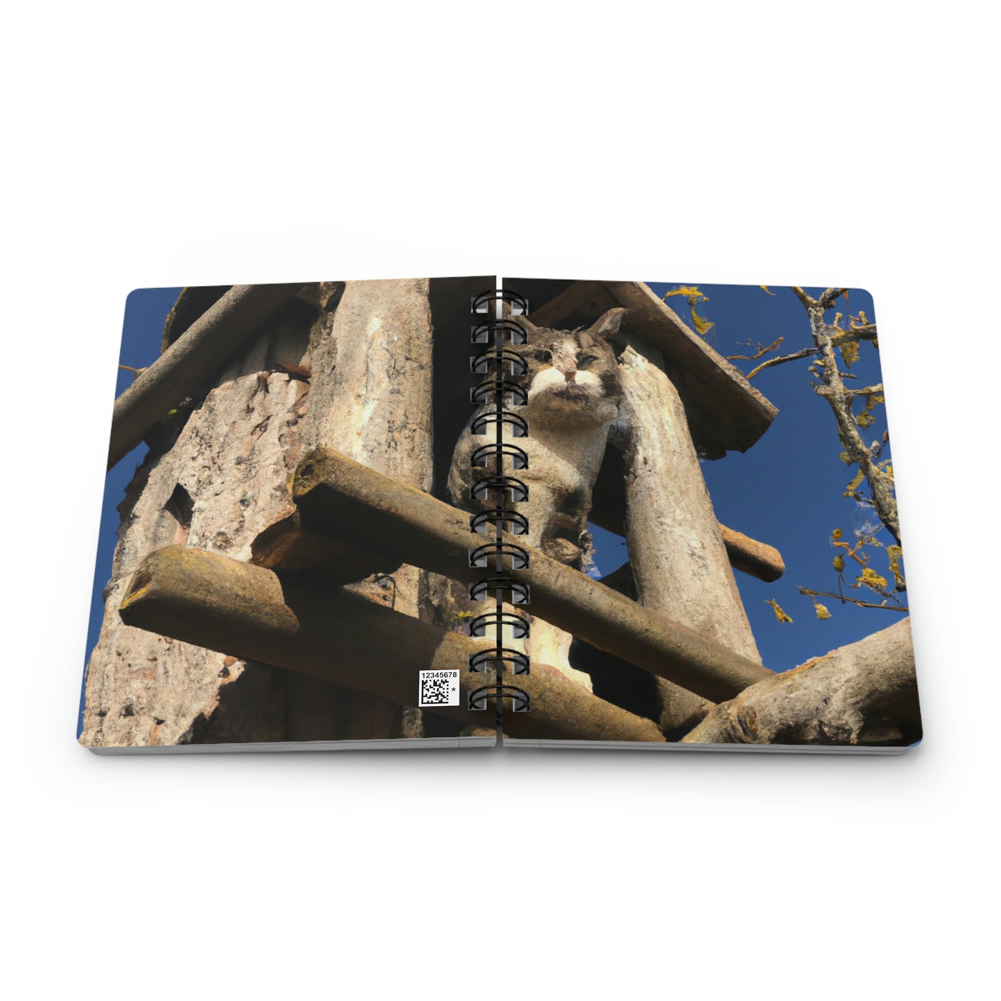 "Kitty in the Ruins" - The Alien Spiral Bound Journal