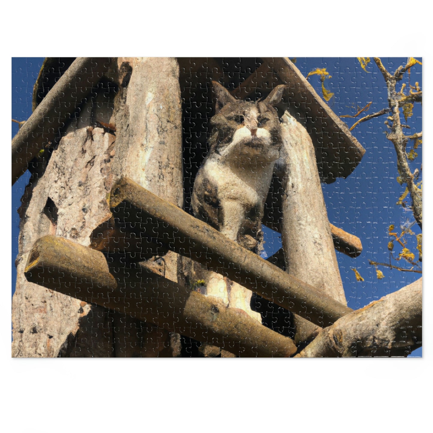 "Kitty in the Ruins" - The Alien Jigsaw Puzzle