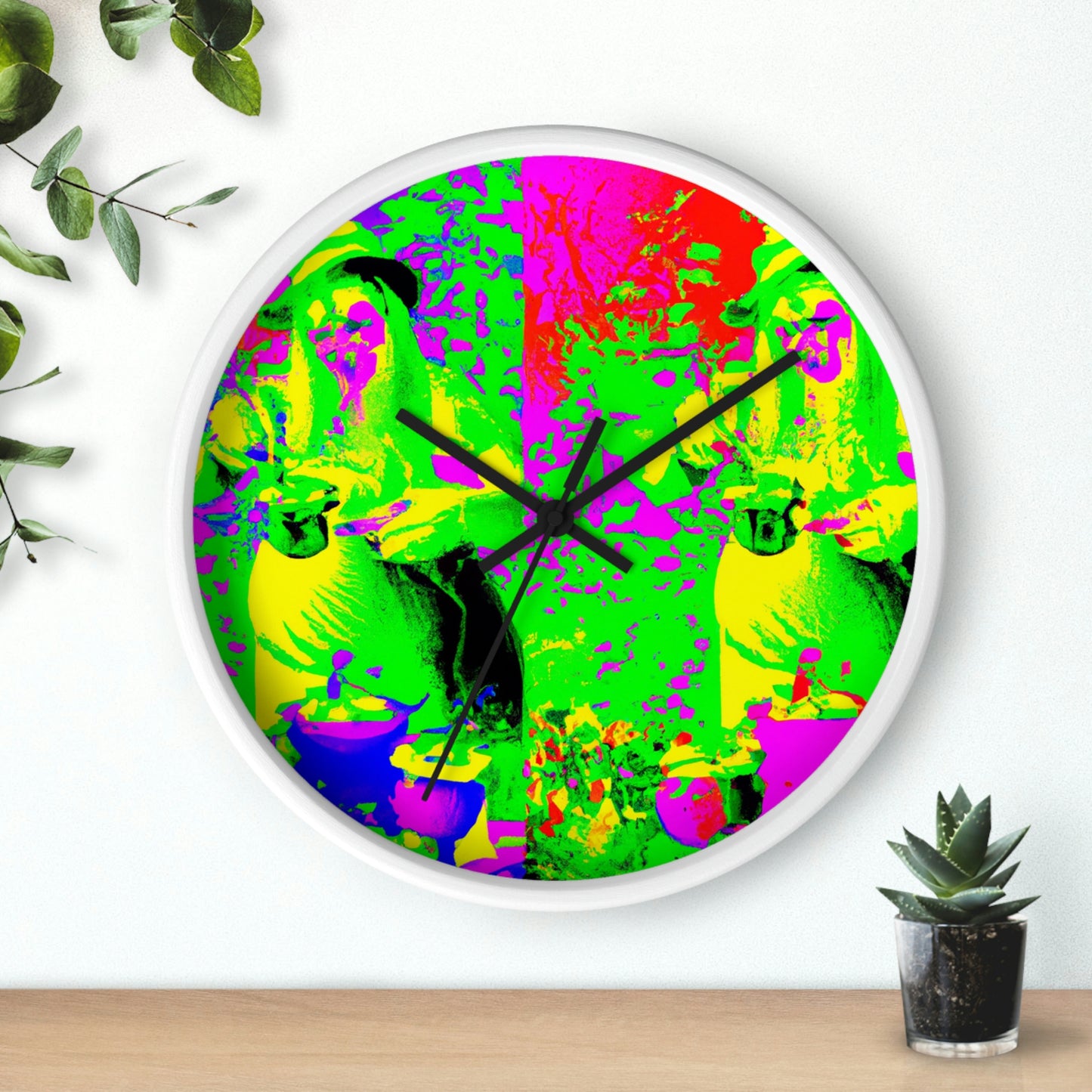 "A Witch's Garden Spellbook" - The Alien Wall Clock